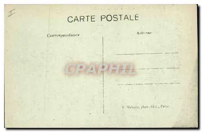 Paryż - Buttes-Chaumont - Most z Cegły — E. M. — Rewers