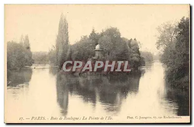 Paris - Bois de Boulogne : Wyspa — Fot. C. Jeangette, 67 rue Rochechouart
