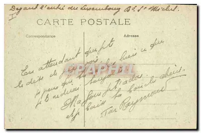 Paris - A Rue Soufflot e o Panteão — L'Abuille, Paris, n°35 — Verso