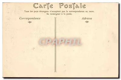 Paris — Hôtel des Invalides, das Grab von Napoleon I — ND Phot — Rückseite