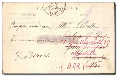 PARYŻ - Las Boulogne - Châtelet du Cycle — Wydawca F.D. nr 4186 — Rewers
