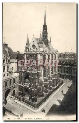 Paris — La Sainte-Chapelle — L.L.