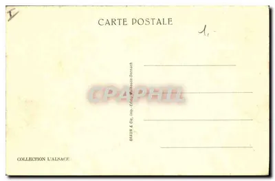 Colmar — Starsza Celnia — Braun & Cie, Mulhouse-Dornach — Rewers