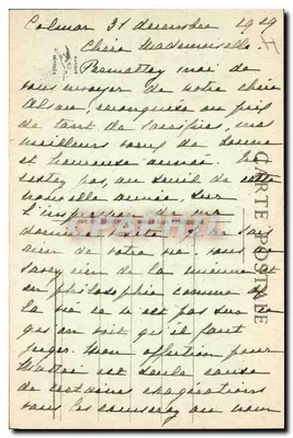 Colmar — Klasztor w Muzeum Schoenauer — Rewers