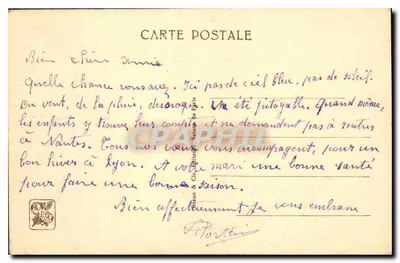 Loira w jesieni — J. Laronze — n° 0664 — Rewers