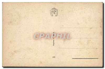Lente landschap met kersbomen in bloei — Veel geluk bij de Paasfeesten — Pariser Drukkerij n°6001 — Achterkant