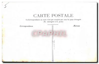 Vichy — Façade du Casino — Rewers