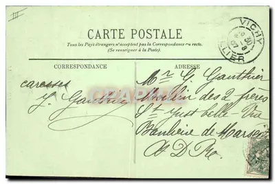 Vichy — Torre da Hora — LL. — Verso