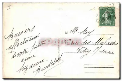 Vichy - Perspectiva do Velho Parque — Ideal, n° 352 — Verso