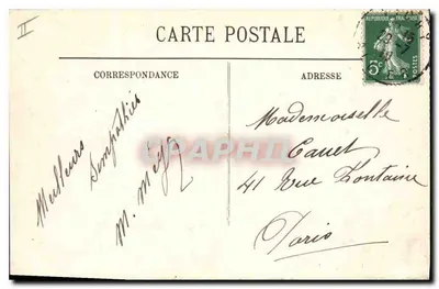 Vichy — Een Straatje in het Nieuwe Park — LL. n°161 — Achterkant