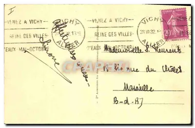 Vichy — Nos Novos Parques — 134 — Verso