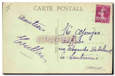 Vichy — Hôtel de Grignan — Idéal, No. 525 — Back
