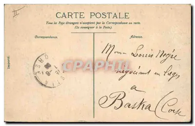 Vichy — Ponte sobre o Allier — N.D. (editor não identificado) — Verso