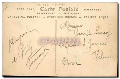 Vichy — Widok rzeki Allier — ND Phot. — Rewers