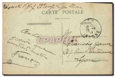 LYON — Paleis van Justitie en Basiliek van Fourvière — E.R. — Achterkant