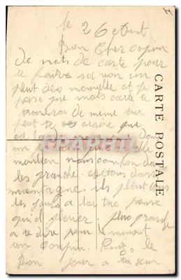 LYON — Ansicht des Palasts der Gerechtigkeit — L. B. Lyon — Rückseite