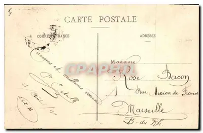 Lyon — Place Bellecour — Basen — A. C., Lyon, n°49 — Rewers