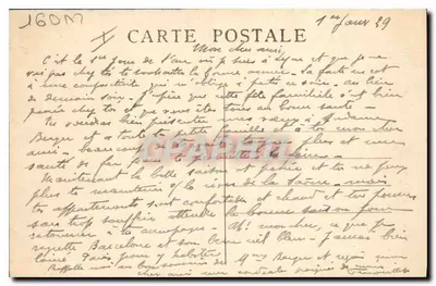 Plaats van de Cordeliers - Paleis van de Beurs — Lyon illustré, uitgever M.F., n°4 — Achterkant