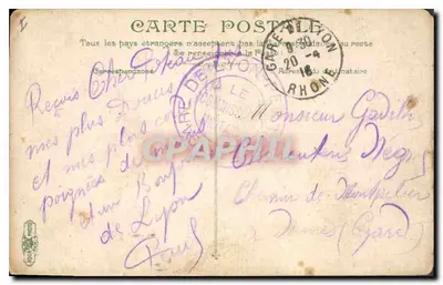 Lyon - La Bolsa — H. Lyon, n° V. 66 — Reverso
