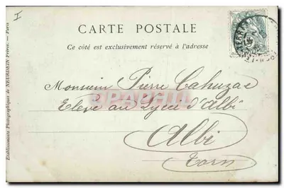 LYON — Bursa i ulica République — Robert Gérard, Fot. Kolekcje N.D. — Rewers