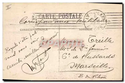 LYON — metalowa wieża Fourvière i widok na Charitéaux — E.R. nr 120 — Rewers