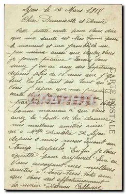 LYON — Torre metálica de Pourvière — E. R. — Verso
