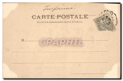 PARYŻ — Louvre, Plac Carrousel — wydawca Laffitte, nr 41 — Rewers