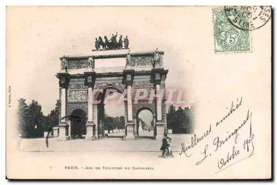Paris - Arco do Triunfo do Carrousel — L. Tassia, Paris