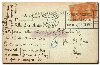 लियोन - पुरानी चर्च और नई चर्च फूर्वियर - आर्किटेक्ट पियरे बोसान - 1872 से 1888 तक निर्मित, 8 अक्टूबर 1888 के अनुष्ठान। B. F., पेरिस — पीछे