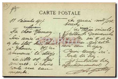 LYON — Plein en Kathedraal van Sint Jan — E.R. n°212 — Achterkant