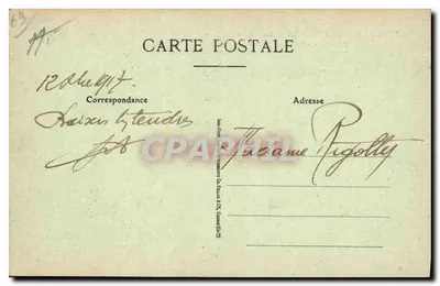 LYON — Piazza e Cattedrale di San Giovanni — E. R. n° 212 — Verso