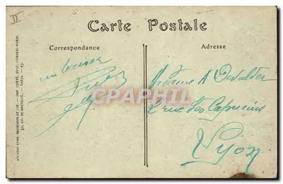 Panorama Paryża — widok z Pamiętnika i Mostu Île — wydawca ND, n° 9903 — Rewers
