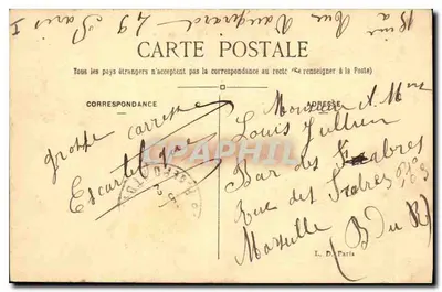 PARIS — Panorama dos Sete Pontes — L. D. — Verso