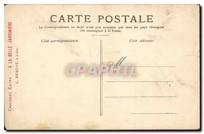 Paris — Notre-Dame — vue de la façade gothique, éditeur C. Bériot, Lille — Verso