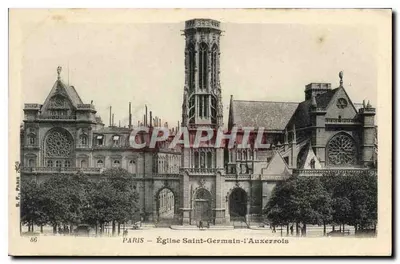 Paris — Igreja de Saint-Germain-l'Auxerrois — B. & F. Paris, n°86