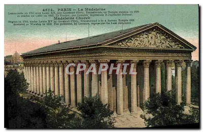 Paris — La Madeleine — Éditeur Paris, n° 4574