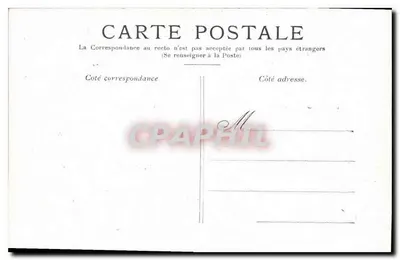 Paris — Cour du Carrousel — wydawca nieznany — Rewers