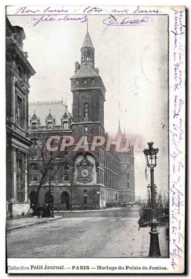 Paryż — Zegar Pałacu Sądowego — Kolekcja Petit Journal