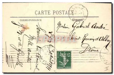 Nossa Senhora de Fourvière — Lyon — J.-M. Grivoilla, n° 170 — Verso