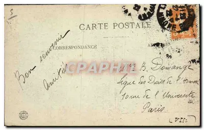 LYON — Praça e Catedral de São João — E.R. n°212 — Verso