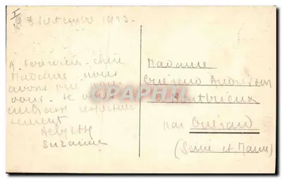 LYON — Świątynia starej kaplicy N.-D. de Fourvière — Rewers