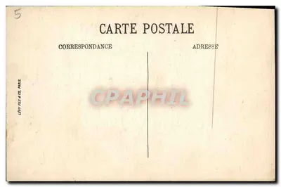 Paris — O Arco do Triunfo — Lévy Frères, n°704 — Verso