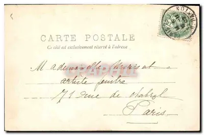 Paryż — Muzeum Cluny i nowy plac — L'H. Paris — Rewers