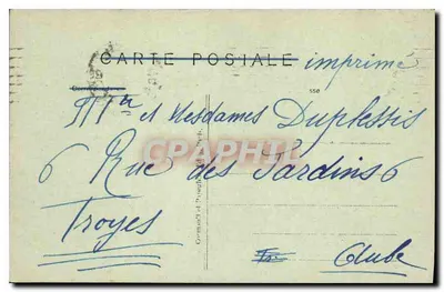 PARIS — Jardin des Tuileries i Arc de Triomphe du Carrousel — A. P. — Rewers