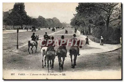Paryż — Avenue du Bois de Boulogne — LL. n° 257
