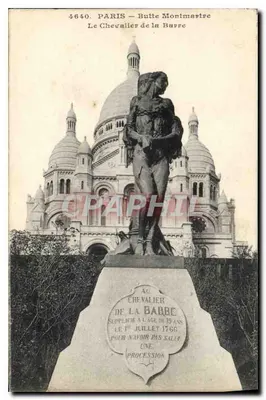 Paryż — Butte Montmartre — Rycerz de la Barre — nr 4640