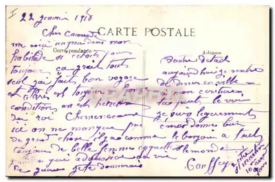 Paryż — Butte Montmartre — Rycerz de la Barre — nr 4640 — Rewers