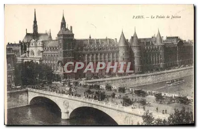 Paryż — Pałac Sądowy — Wydawca Lévy Frères & Cie, Paryż