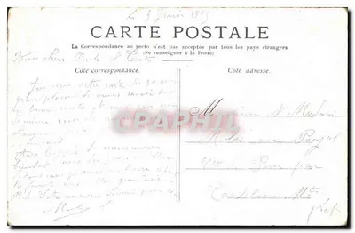 Paris — A Bastilha e a Coluna de Julho — Verso