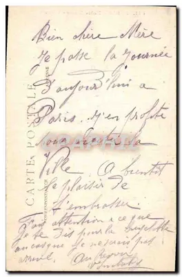 Paryż – Katedra Notre-Dame – Façada – M. J. – nr 541 — Rewers